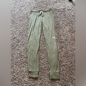 PINK Victoria's Secret Olive Jogger Pajama Pants
